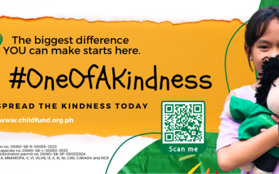 ChildFund Philippines Launches #OneOfAKindness Campaign to Support Children’s Early Development